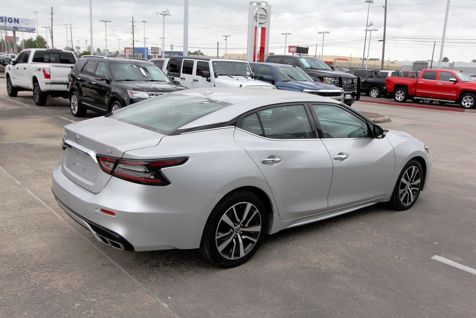 Pre-owned 2019 Nissan Maxima Sv 4dr Car In Humble #00006835 